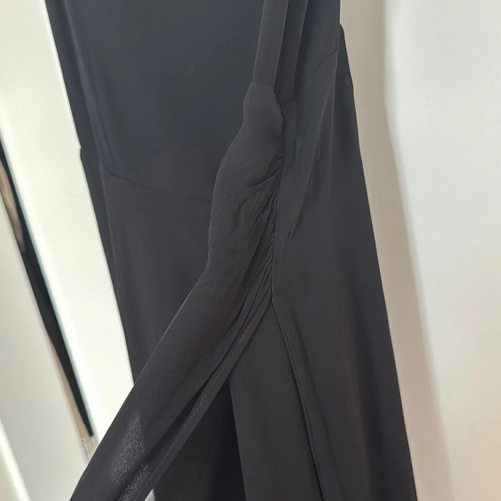Reformation Black Spaghetti Strap Dress - Picture 4 of 9
